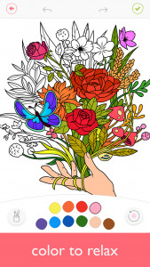 اسکرین شات برنامه Colorfy: Coloring Book Games 1