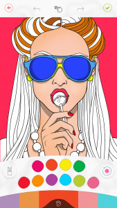 اسکرین شات برنامه Colorfy: Coloring Book Games 2