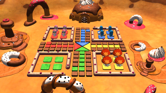 اسکرین شات بازی Ludo 3D Multiplayer 2