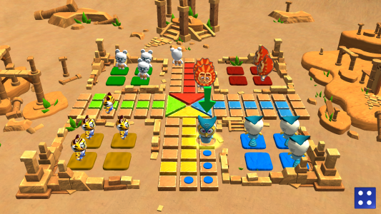 اسکرین شات بازی Ludo 3D Multiplayer 4