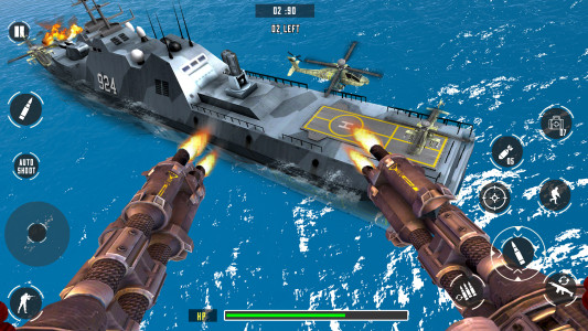 اسکرین شات 4 بازی Naval Warship Battle Gun Games