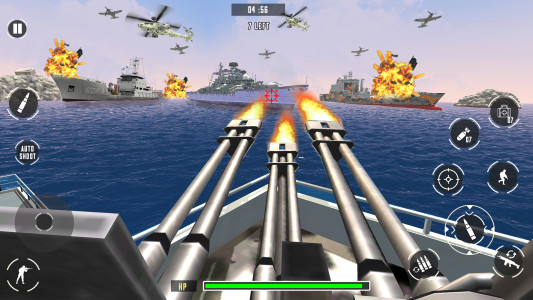 اسکرین شات 5 بازی Naval Warship Battle Gun Games