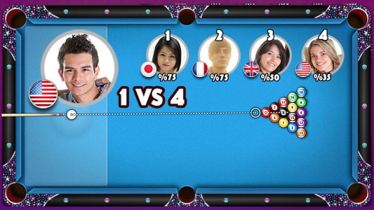 اسکرین شات بازی Pool Strike 8 ball pool online 2