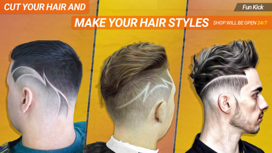 اسکرین شات بازی Barber Shop Haircut Game 3D 1