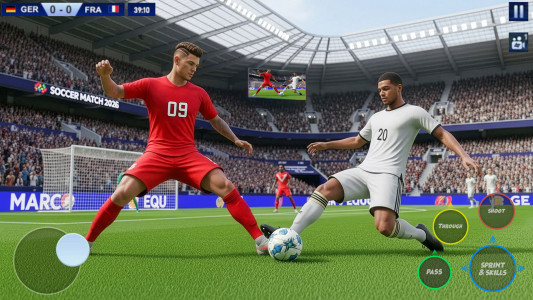 اسکرین شات 1 بازی World Football Soccer 2026