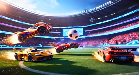 اسکرین شات 2 بازی Rocket Car Racing Games 3D