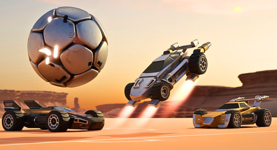 اسکرین شات 3 بازی Rocket Car Racing Games 3D