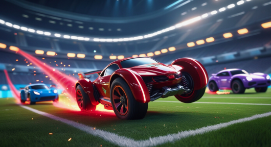 اسکرین شات 4 بازی Rocket Car Racing Games 3D