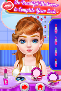 اسکرین شات بازی Cute Girl Hairstyle Salon – Makeover Games 7