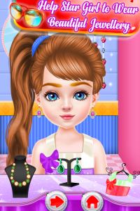 اسکرین شات بازی Cute Girl Hairstyle Salon – Makeover Games 8