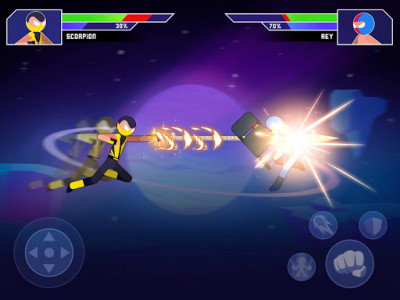 اسکرین شات بازی Galaxy of Stick: Super Champions Hero 8