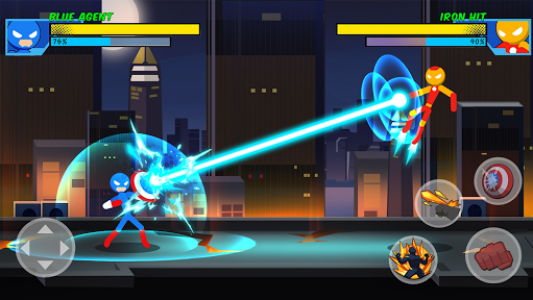 اسکرین شات بازی Stick Super: Hero - Strike Fight for heroes legend 1