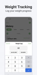 اسکرین شات برنامه Calory: Track Calories & Macro 8