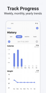 اسکرین شات برنامه Calory: Track Calories & Macro 5