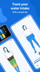 اسکرین شات 1 برنامه Water Tracker: WaterMinder app