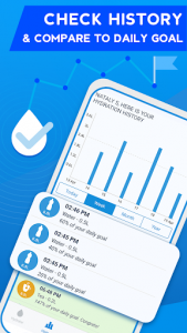 اسکرین شات برنامه WaterMinder - Water Tracker and Drink Reminder App 3