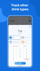 اسکرین شات 4 برنامه Water Tracker: WaterMinder app