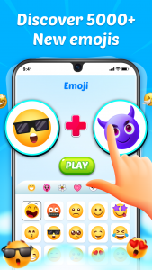 اسکرین شات برنامه Emoji Merge - DIY Emoji Mix 3
