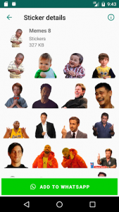 اسکرین شات برنامه Funny Memes Stickers for WhatsApp - WAStickerApps 8