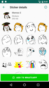 اسکرین شات برنامه Funny Memes Stickers for WhatsApp - WAStickerApps 6