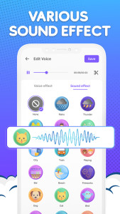 اسکرین شات 3 برنامه Voice Changer by Sound Effects