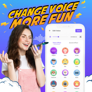 اسکرین شات 1 برنامه Voice Changer by Sound Effects