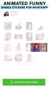 اسکرین شات برنامه Animated baby WhatsApp Sticker 4