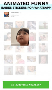 اسکرین شات برنامه Animated baby WhatsApp Sticker 3