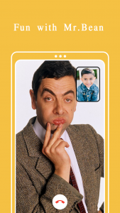 اسکرین شات برنامه Mr.Bean Funny Video Call Prank 4