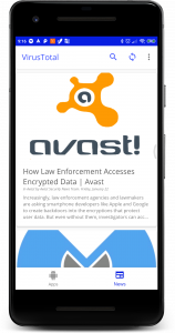 اسکرین شات برنامه VirusTotal Mobile 6