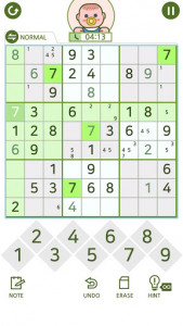 اسکرین شات بازی Brain Train Sudoku : BTS 5
