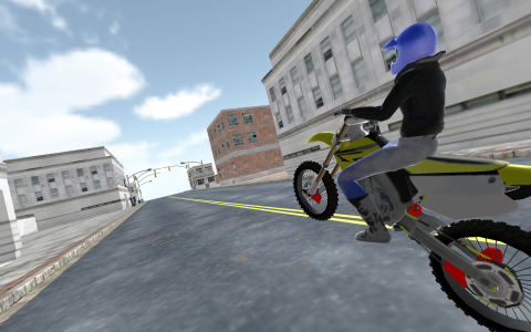 اسکرین شات بازی Motocross Racing Cop Game 2