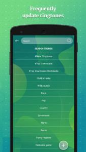 اسکرین شات برنامه Ringtones App for Android 3