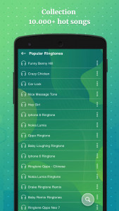 اسکرین شات برنامه Ringtones App for Android 1