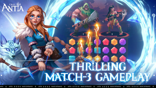 اسکرین شات بازی Call of Antia: Match 3 RPG 1