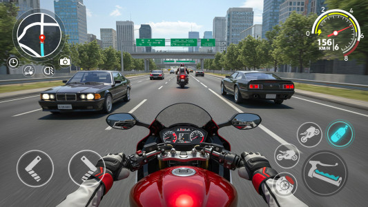 اسکرین شات 4 بازی Motorcycle race master