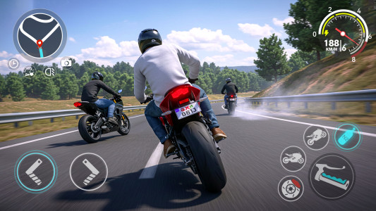 اسکرین شات 5 بازی Motorcycle race master