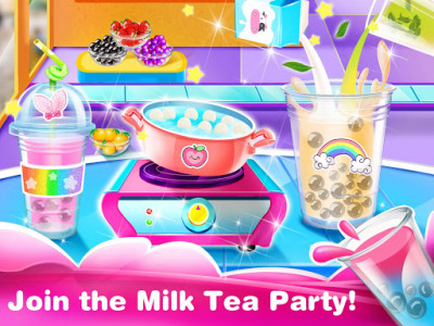 اسکرین شات برنامه Bubble Tea Maker - Milk Tea Shop 1