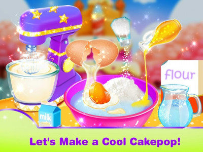 اسکرین شات برنامه Unicorn Cake Pop Maker–Sweet Fashion Baking Games 2