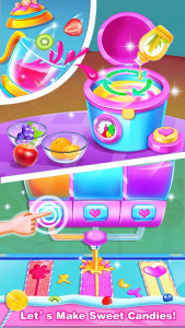 اسکرین شات برنامه Chocolate Candy Bars - Candy Games for Girls 2