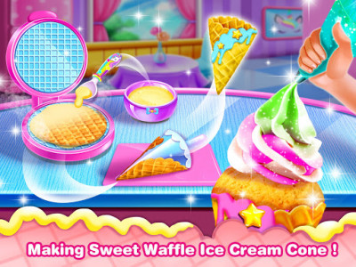 اسکرین شات برنامه Ice Cream Cone Cupcake-Cupcake Mania 3