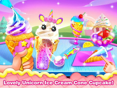 اسکرین شات برنامه Ice Cream Cone Cupcake-Cupcake Mania 1