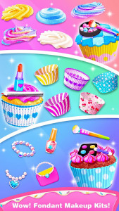 اسکرین شات برنامه Makeup Kit Cupcake Games -  Tasty Cupcakes Maker 4