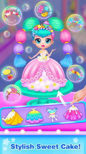اسکرین شات برنامه Lolly Dolls Cake Maker–Chibi Dolls Girly Games 4