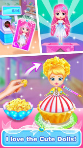 اسکرین شات برنامه Lolly Dolls Cake Maker–Chibi Dolls Girly Games 3