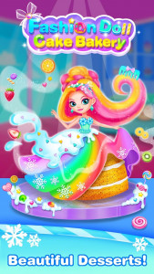 اسکرین شات برنامه Lolly Dolls Cake Maker–Chibi Dolls Girly Games 1