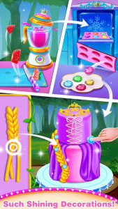 اسکرین شات برنامه Princess Dress Up Cake - Comfy Cakes Baking Salon 2