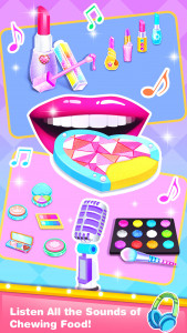 اسکرین شات برنامه Edible Makeup Kit – ASMR Games for Girls 4