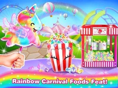 اسکرین شات برنامه Unicorn Fair Food Maker – Yummy Carnivals Treats 1