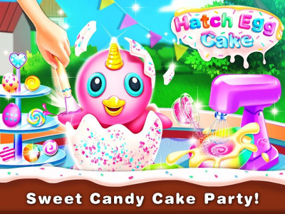 اسکرین شات برنامه Hatch Egg Cake Maker - Sweet Bakery Food Games 1